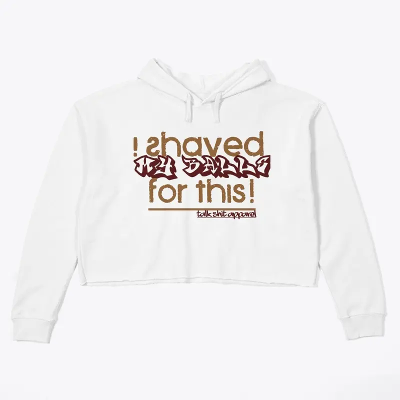 iShaved Crop Hoodie